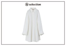 凛とした中にフェミニンなムードが漂う、新生〈セリーヌ〉のシャツドレス。