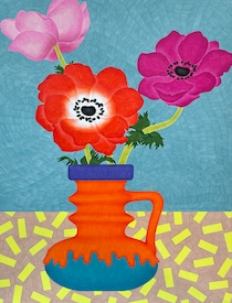 今日１日を、このイラストと。3月のイラストレーターは村上生太郎さん。きょうから1日1枚公開していきます。