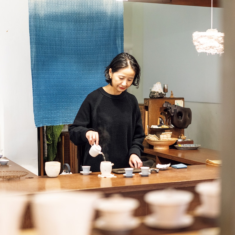 茶農家出身のデザイナーが開く『清山寶珠』で坪林産の包種茶とモダンな茶器を。