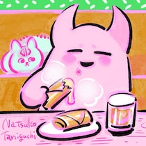 禁断の、3種のチーズ春巻き。絵と文：谷口菜津子 (漫画家) #3