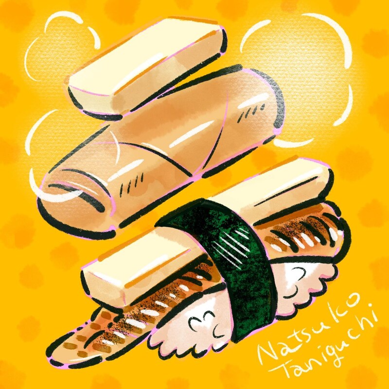 罪悪感への誘惑、うなぎバター春巻き。絵と文：谷口菜津子 (漫画家) #4