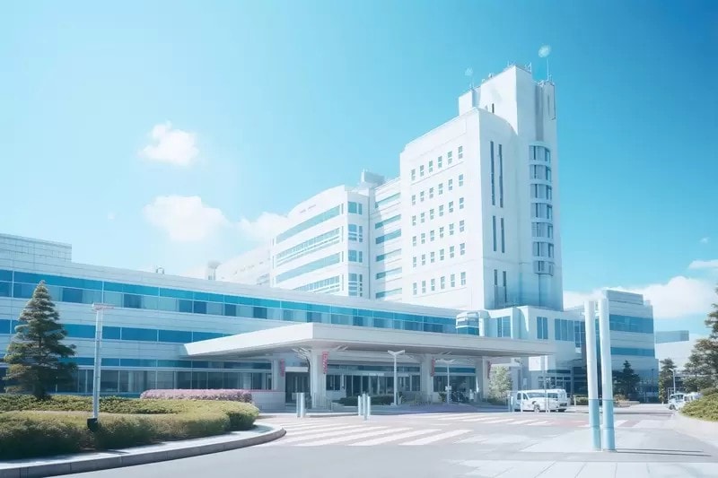大学病院の外観