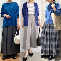 50代の冬コーデに一点買い足すなら！黒より“ブルー”で上品に垢抜ける