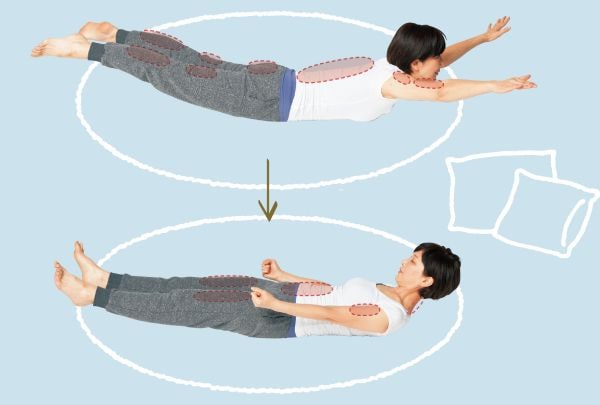 ストレッチをする