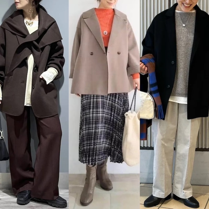 50代、冬コートが“着太り”に見える?【細見えアウター】の正解はこれ!