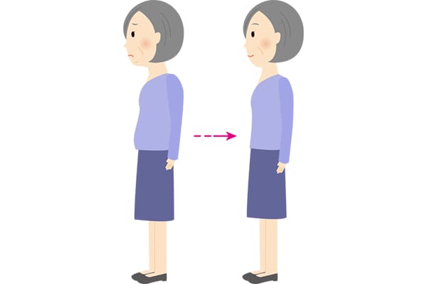 理想の姿勢とは？骨盤底筋の緩みから姿勢の崩れも起こる