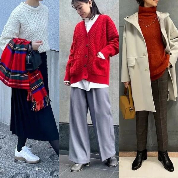 50代が上品に垢抜ける!差し色「赤」の大人コーデ4選