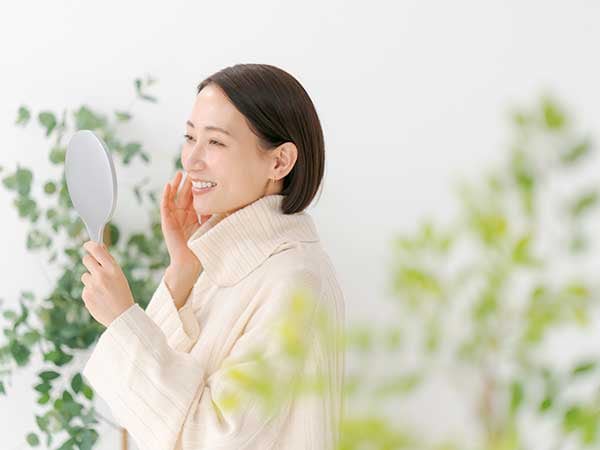 1．肌の質感は「セミマット」にチェンジ