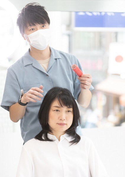 大人のウルフヘア完成