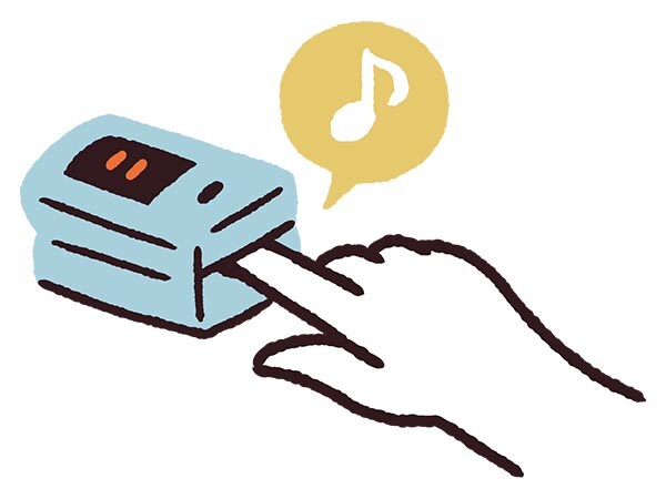 パルスオキシメーターで重症化のリスクを早期発見