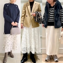 冬の白、実はアリ？50代が華やかに若見えする「白系スカート」の選び方