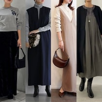 1枚でも着回してもOK！50代に似合う冬のワンピースコーデ4選