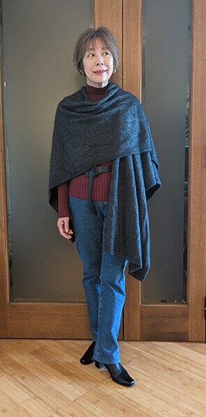 普段着コーデをゴージャスに