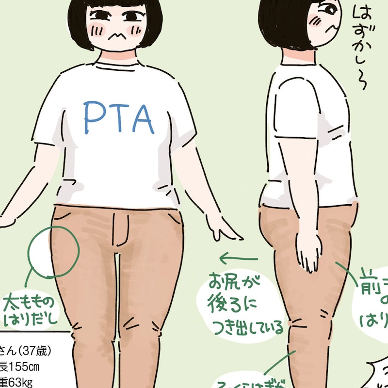 【漫画】劇的ビフォーアフター（2）下半身太りをスッキリ見せる4つのテク