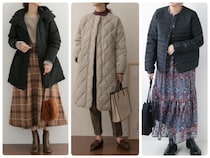 太って見えない！50代からのダウンコートの選び方＆すっきりコーデのコツ