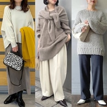 2026年こそ細見え！50代の二の腕・肩幅が着痩せする「正解ゆるニット」