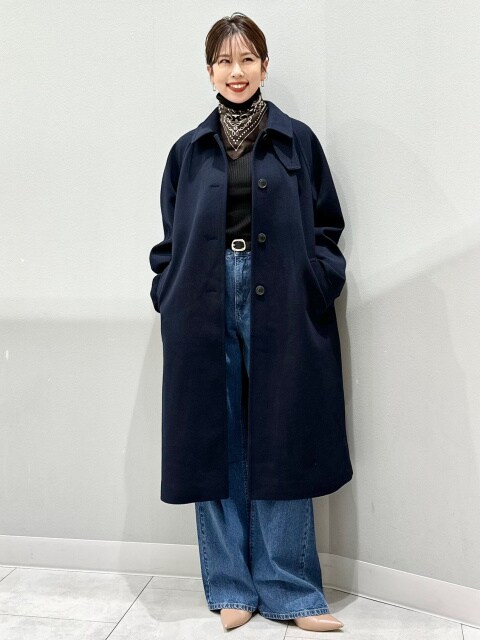 【ジーユー】きれいめなロングコートをプチプラで