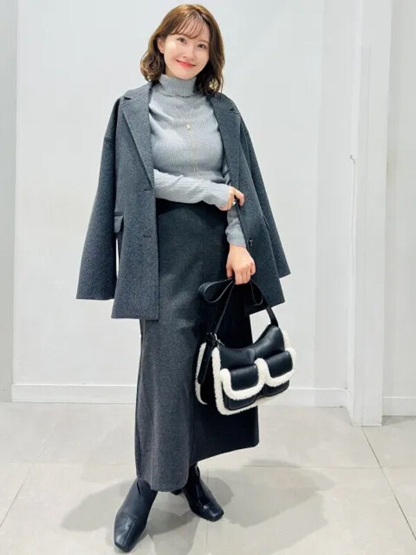 【GU】ジャケットとコートのいいとこ取り！メルトンハーフコート