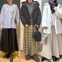 下半身を気にせずおしゃれが楽しい！50代の体型カバー「華やかスカート」