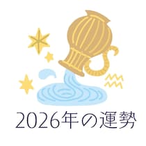 2026年みずがめ座の運勢・水瓶座の占い