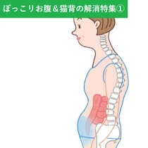 【50代ダイエット】ぽっこりお腹と猫背…原因は「姿勢のゆがみ」と腸の冷え!?