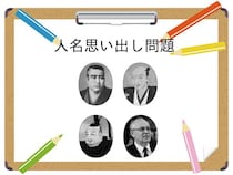 【大人の脳トレ】何人わかる？人名思い出し問題で脳を鍛える！