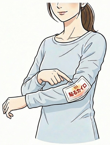 冷え性改善に”すぐ効く？カイロを貼るべき場所は「肘」