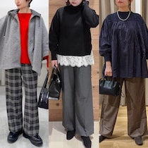 お腹周りもスッキリ！ラインを拾わない「50代着痩せトップス」正解コーデ