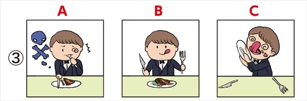 大人の脳トレドリル：ことわざイラスト並び替え問題3