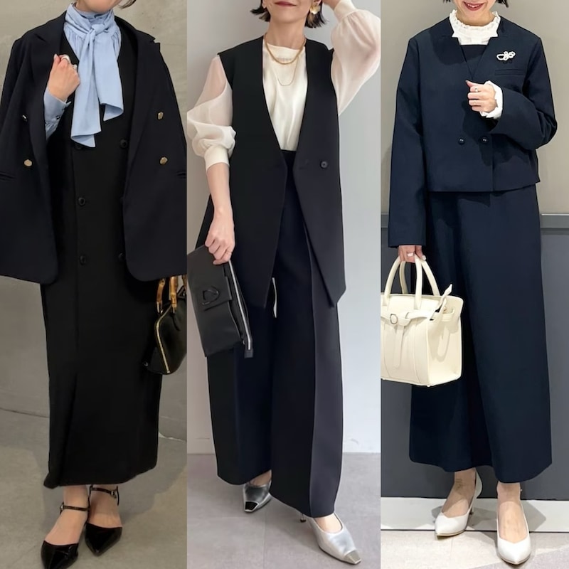 50代の「卒入学式」コーデ！すらっと写真映え“セミフォーマル”な着こなし