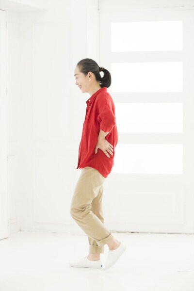 トップスやパンツの丈にも、注目