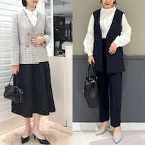 【50代ファッション】卒入学式に！ 普段使いのアイテムでOK「セミフォーマルコーデ」