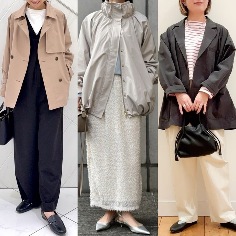 50代“肩こり”×重いコートは卒業！軽くておしゃれな「春アウター」正解術