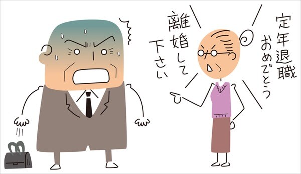 熟年離婚のきっかけは定年退職