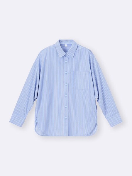 【GU】 ドルマンスリーブのストライプシャツが優秀