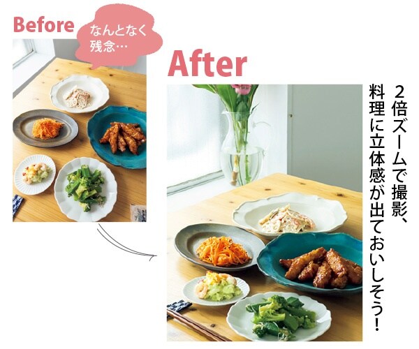 【料理】「構図」を意識して上手に撮るコツ