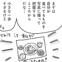 【漫画4】ついに実践スタート！「3日坊主ダイエット」ONの日の過ごし方