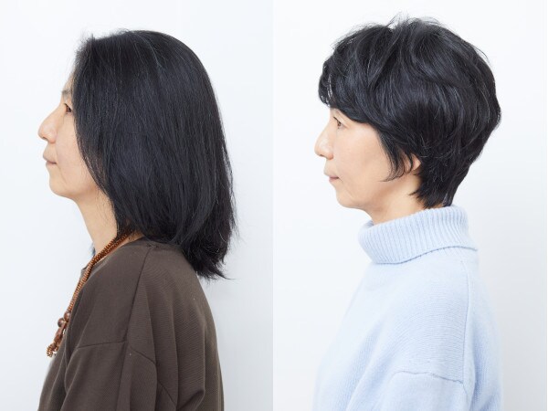 イメチェンビフォーアフター（サイド）：井手真理子さん（60歳）