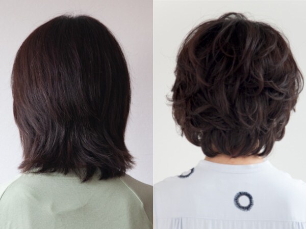 イメチェンビフォーアフター（バック）：高橋佐恵子さん（62歳）