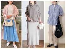 【50代ファッション】お花見やお出掛けに！楽ちん＆気分も上がる春のカジュアルコーデ