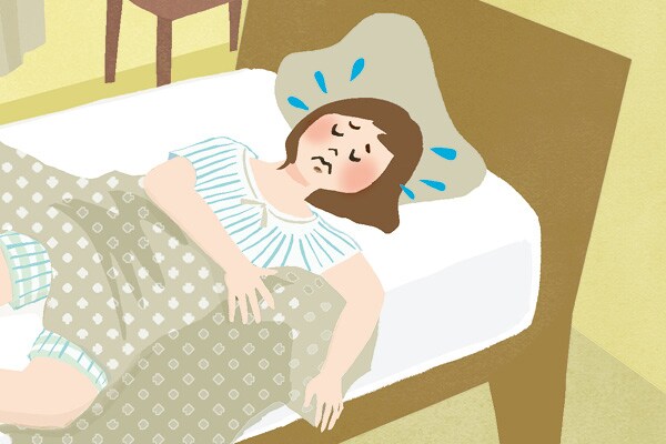 NG:寝るときは半袖・半ズボン