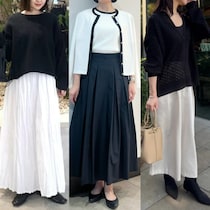 細見え！50代が春に選ぶべき「優秀ロングスカート」着痩せカラーの正解