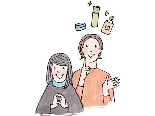 ヘアケア商品をすすめられたら、まずは話を聞いてみる