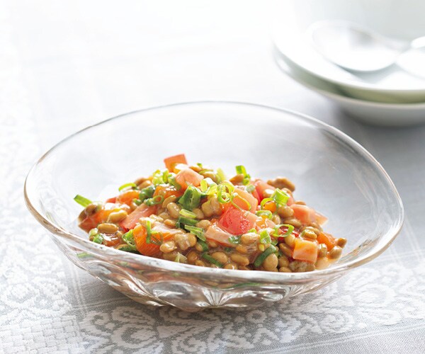 【サーモンと納豆のタルタル】時短でおいしい