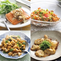 快眠たんぱく質レシピ！疲労回復にもオススメ「鮭＆鶏むね肉のおかず」