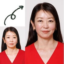 50代の老け顔、指1本30秒でリフトアップ！小顔が叶う、簡単「口ほぐし」の実践法