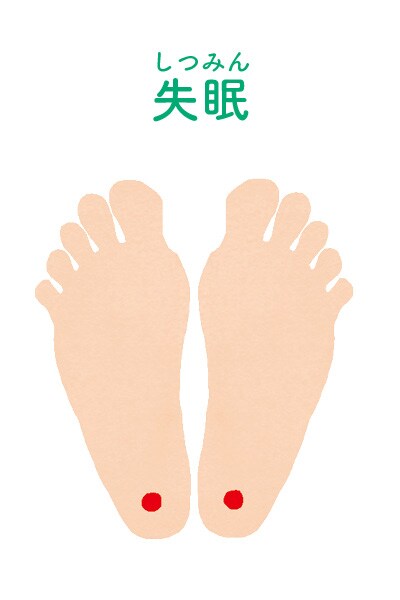 神経を鎮める！失眠（しつみん）