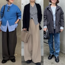 【50代ファッション】お花見や旅行に！「急な冷え込み」をスマートにしのぐ正解コーデ