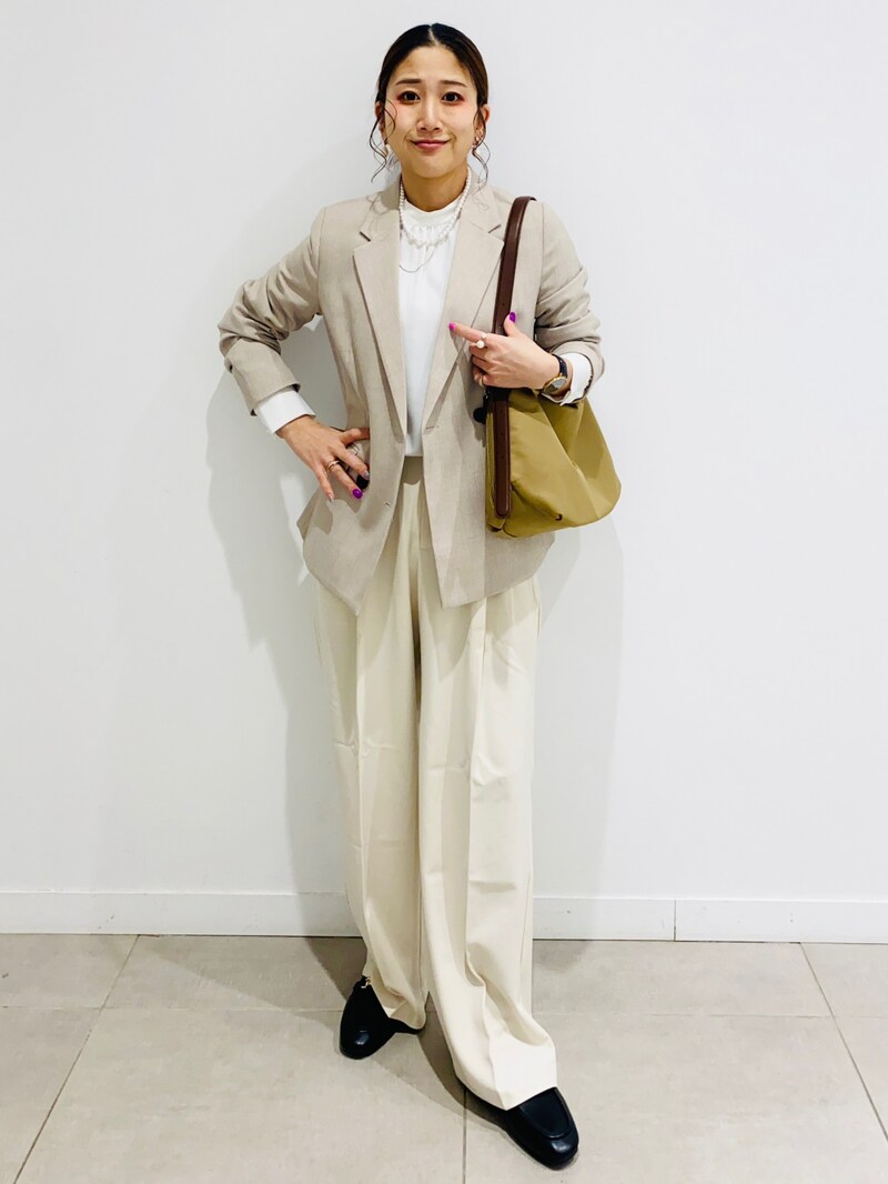 【GU】ベストセラーの「タックワイドパンツ」