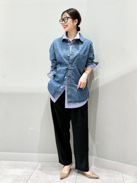 【GU】360度きれいなテーパード型のキャロットスラックス